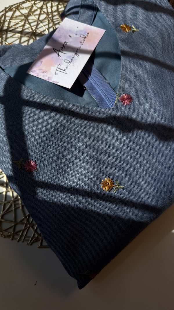 Blue Denim Dress - Image 2