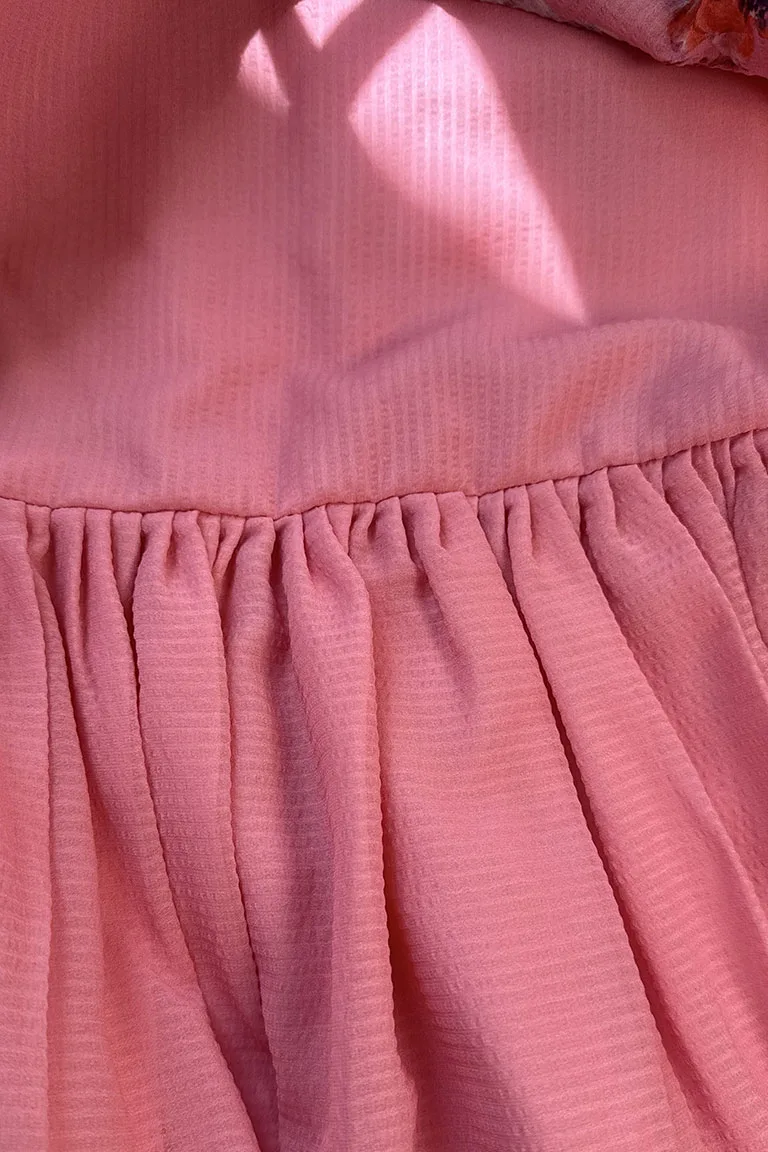 AD001 Pink Georgette  MAXI - Image 2