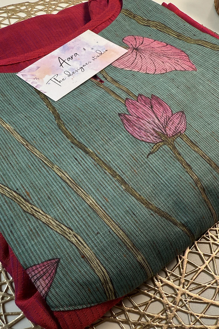 AD007 Raw Silk pink - Image 4