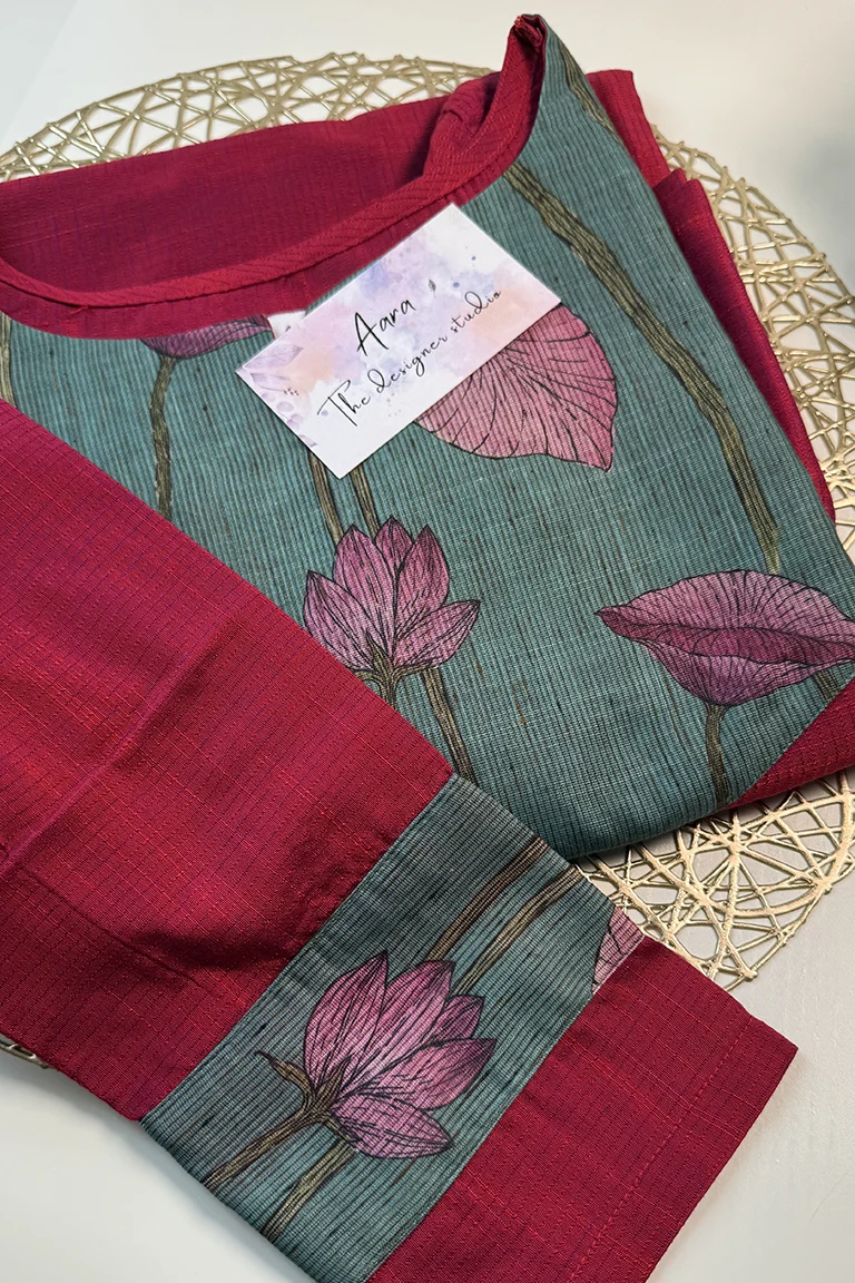 AD007 Raw Silk pink - Image 3