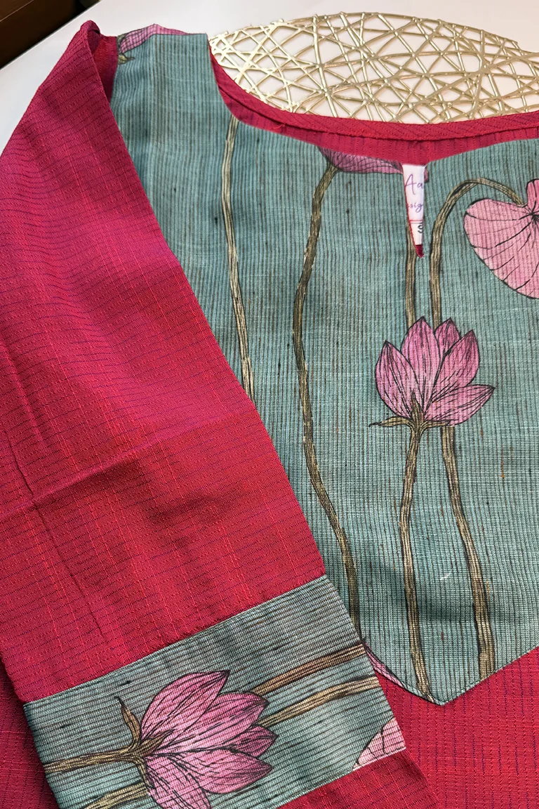 AD007 Raw Silk pink - Image 2