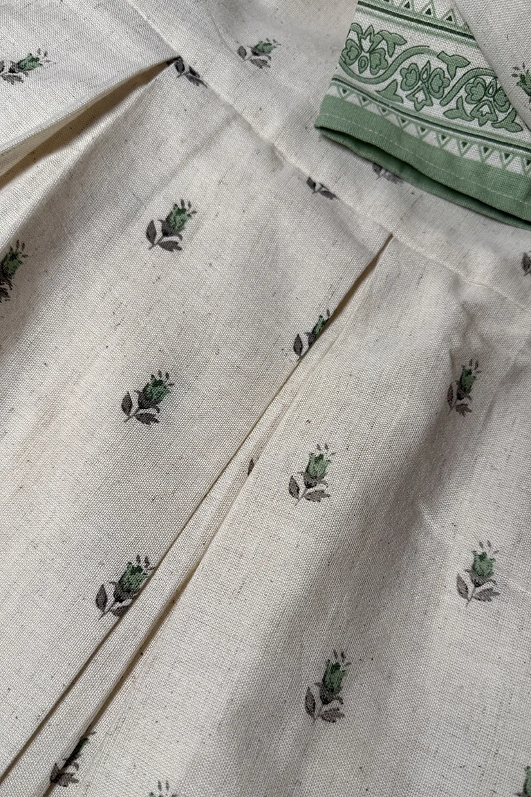 AD004 White flux cotton MAXI - Image 3