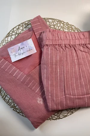 AD008 Pink Cotton CO-ORDS