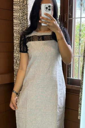 AD006 Raw Silk KURTI