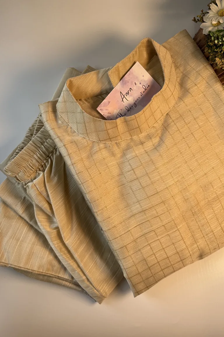 Onam Dress Kurti with Pant - Image 3