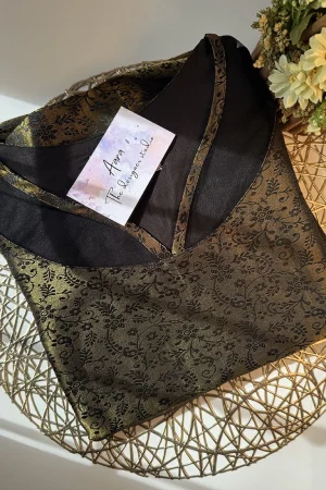 Banarasa Black Kurti