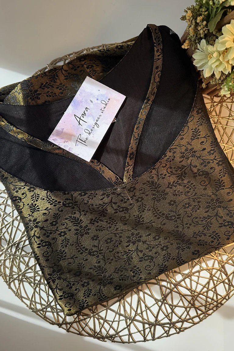 Banarasa Black Kurti