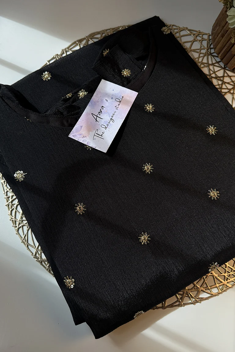 Banarasa Black Kurti - Image 4