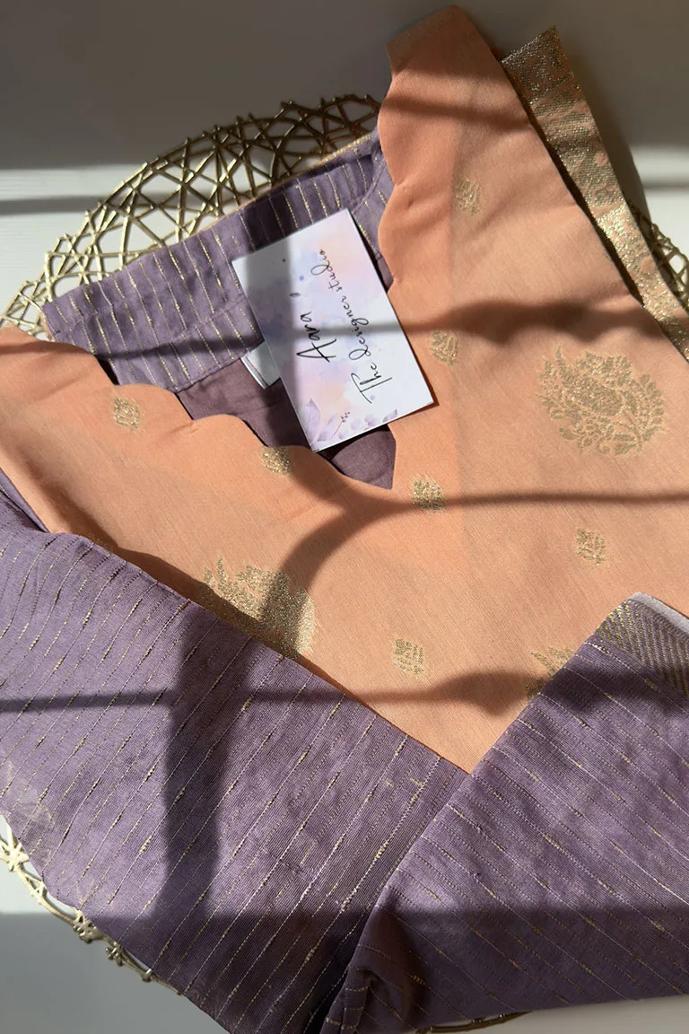 Peach Raw Silk 003 - Image 3