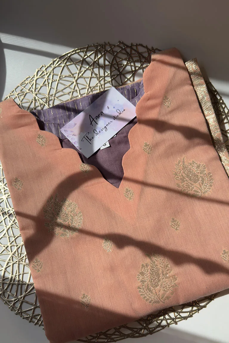 Peach Raw Silk 003 - Image 5