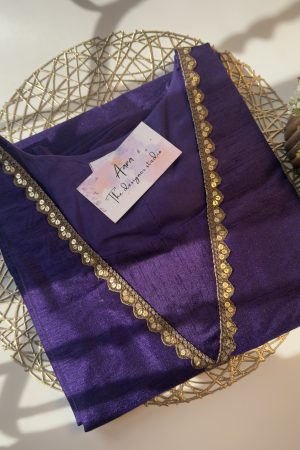 Purple lace kurti (HA)