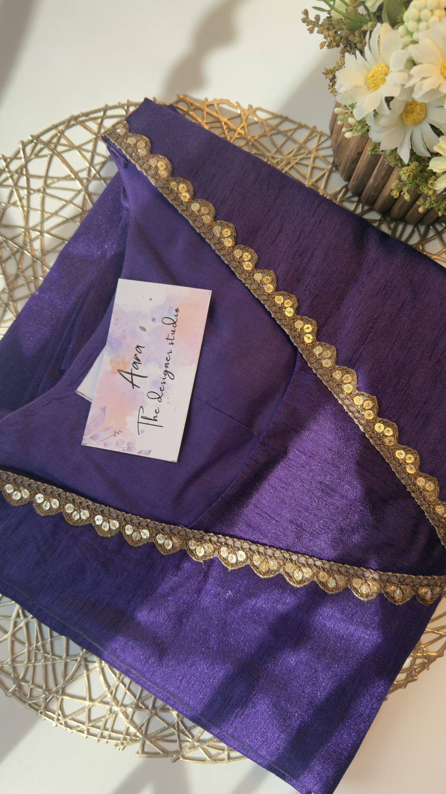 Purple lace kurti (HA) - Image 3