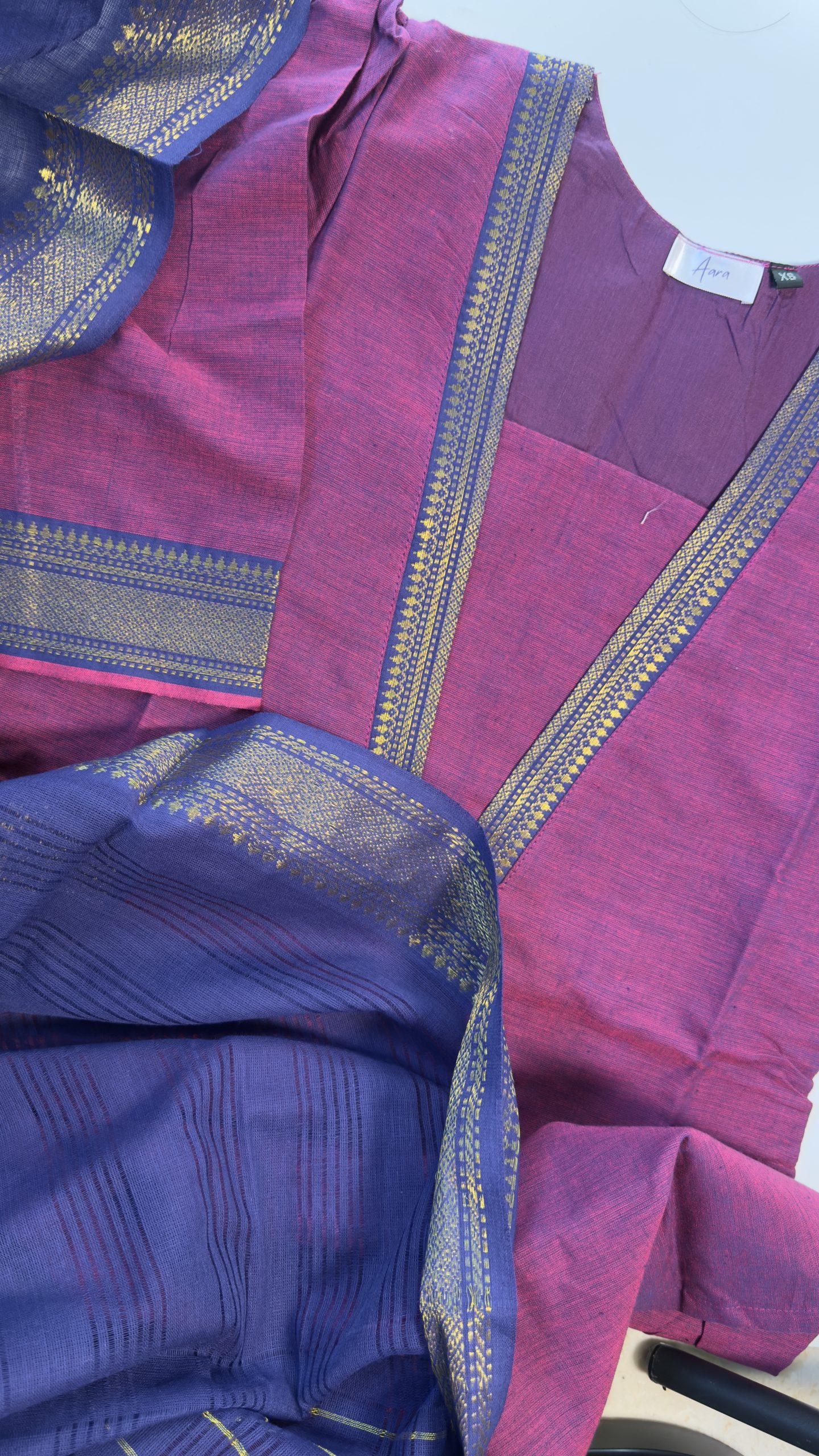 Mangalagiri Cotton 3 Piece set(NA) - Image 3