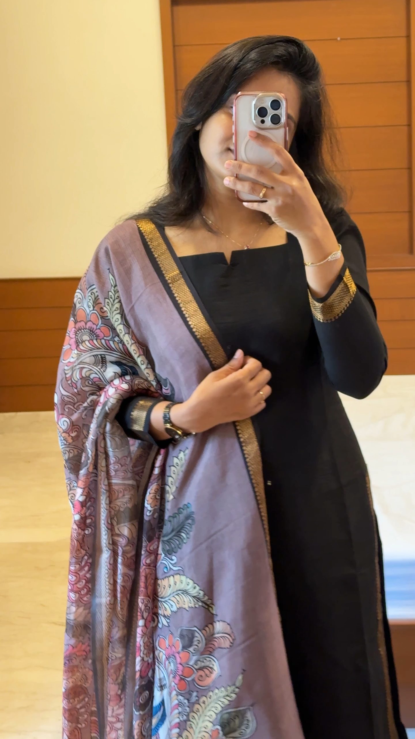 Chennuri silk Nijam border top & Duppata( 2 piece set) NA - Image 6