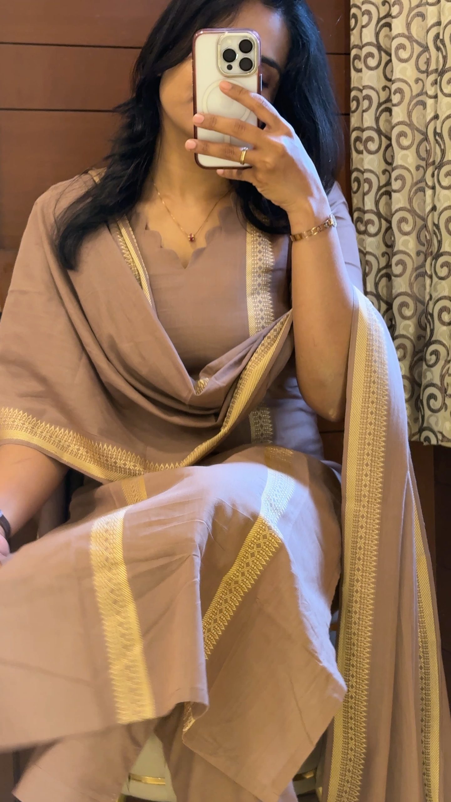 Pure Handloom cotton 3 Piece set(HA) - Image 5