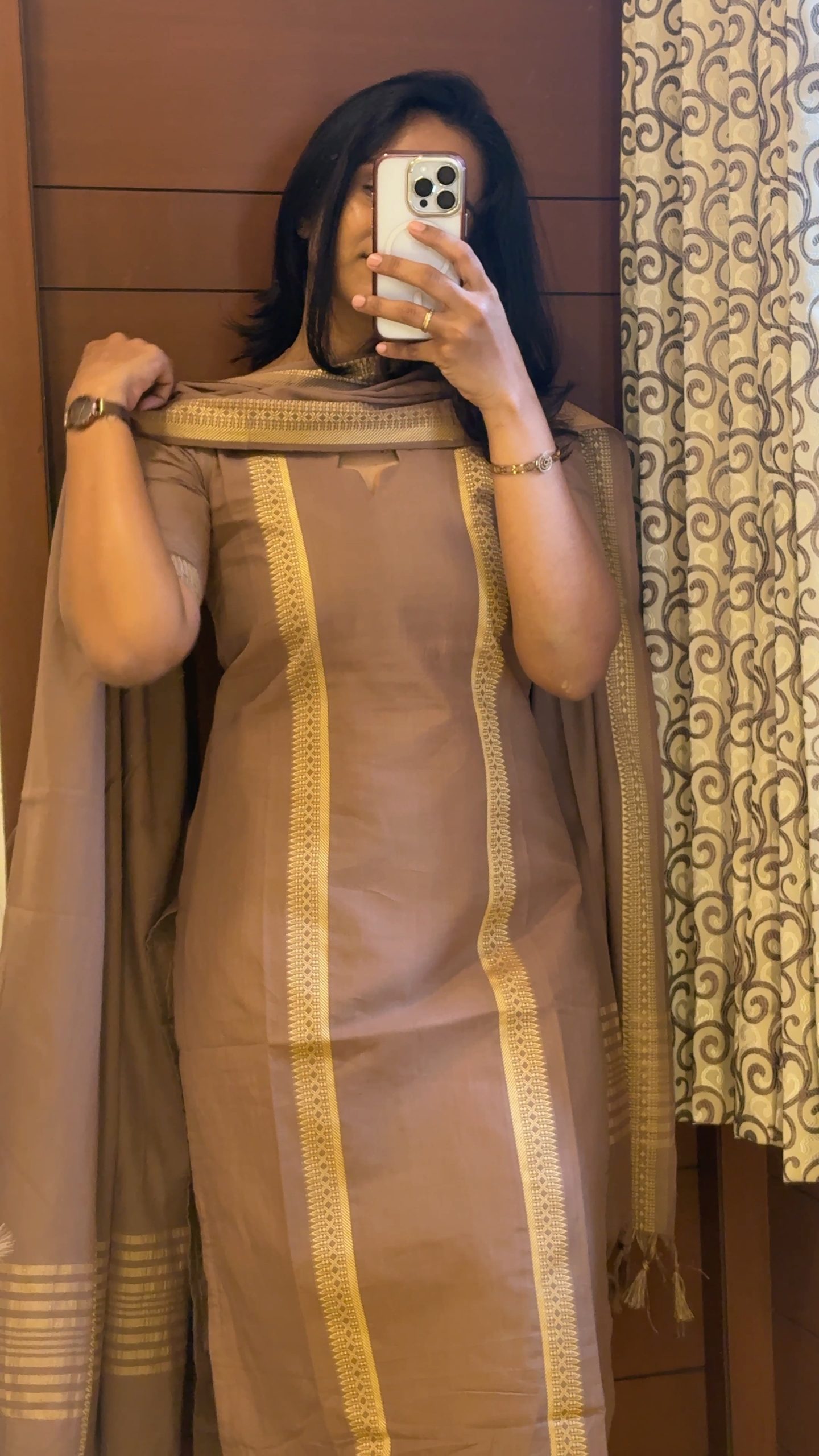 Pure Handloom cotton 3 Piece set(HA) - Image 3