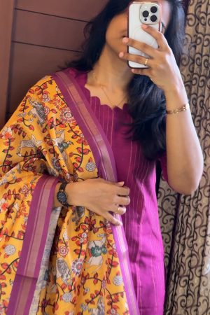 Aara010 Semi Raw Silk 2 Piece