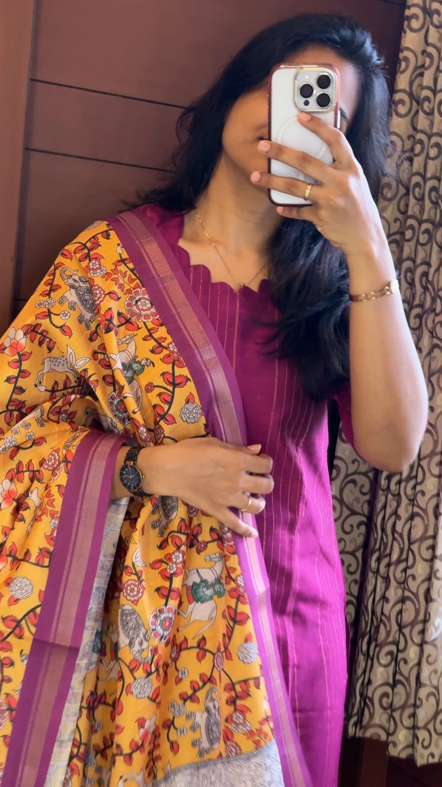 Readymade15 Semi Raw Silk 2 Piece