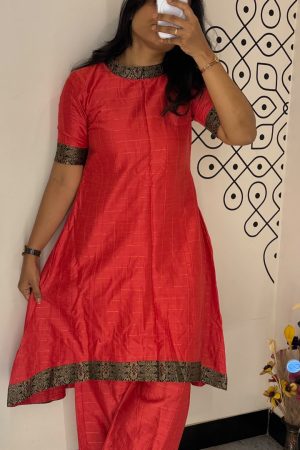A Line Pink Colour 2 Piece Set